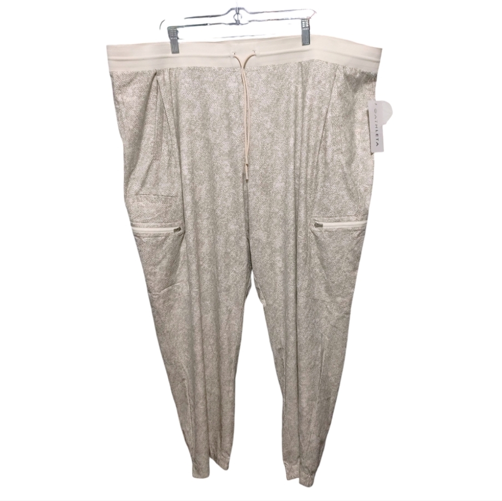 Athleta Venture Printed Pant Viper Grey Joggers Women's Plus Size 26 NWT - Picture 3 of 11
